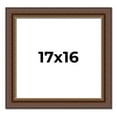 thumbnail image 1 of 17x16 Copper and Brown Real Wood Picture Frame Width 2 inches | Interior Frame Depth 0.5 inches |, 1 of 8