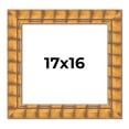 thumbnail image 1 of 17x16 Frame Beige Real Wood Picture Frame Width 3 inches | Interior Frame Depth 0.5 inches |, 1 of 8