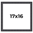thumbnail image 1 of 17x16 Frame Black Real Wood Picture Frame Width 1.25 inches | Interior Frame Depth 0.5 inches |, 1 of 8