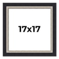 thumbnail image 1 of 17x17 Frame Black Real Wood Picture Frame Width 2.25 Inches | Interior Frame Depth 0.5 Inches |, 1 of 8