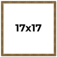 thumbnail image 1 of 17x17 Frame Gold Kingsley Distressed Solid Wood Picture Frame Width 0.75 Inches | Interior Frame, 1 of 8