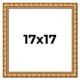 thumbnail image 1 of 17x17 Frame Gold Real Wood Picture Frame Width 1.5 inches | Interior Frame Depth 0.5 inches |, 1 of 8