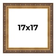 thumbnail image 1 of 17x17 Frame Vintage Gold Solid Wood Picture Frame | 2.5 Inch Moulding Width | Ornate Bronze Museo, 1 of 8