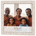 thumbnail image 1 of 17x17 Frame White Real Wood Picture Frame Width 1.5 inches | Interior Frame Depth 0.5 inches |, 1 of 8