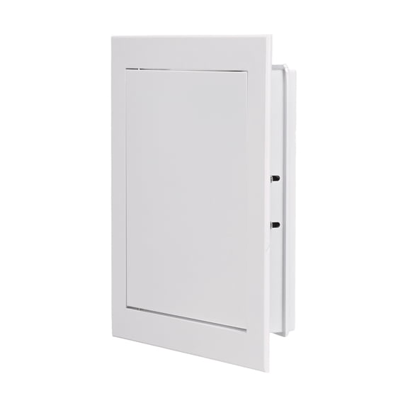 Uxcell Drywall Access Panel 17x17 Inch, Aluminum Frame Wall Hole Cover Plumbing Access Doors with Click Open/Close Mechanism for Wall Ceiling, White