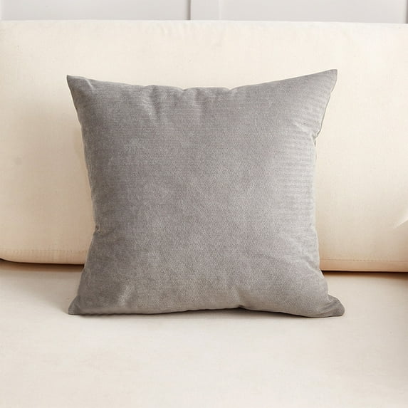 17x17 Inch Square Pillow Insert 45x45cm Decorative Throw Pillow Soft Polyester Woven Fabric Washable & BlackGrayWhite Options
