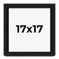 thumbnail image 1 of 17x17 Shadow Box Black Solid Wood Display Picture Frame | 1 Inch Rabbet Depth | | 1.375 Inch, 1 of 4