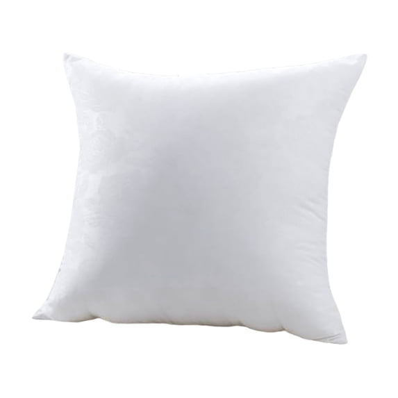 17x17 Soft Small Square Throw Pillow, Lumbar, Back, Sofa - Machine Washable - Decorative Accent Form - 1 Soft Pillow, B