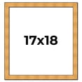 thumbnail image 1 of 17x18 Frame Gold Rustic Solid Wood Picture Frame | 1.25 Inch Wide Moulding | Rustique Gold, 1 of 8