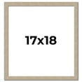thumbnail image 1 of 17x18 Frame Grey Solid Wood Picture Frame Width 1 Inches | Interior Frame Depth 0.5 Inches |, 1 of 8