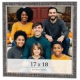 thumbnail image 1 of 17x18 Frame Silver Grey Distressed Solid Wood Picture Frame | 0.75 Inch Moulding Width | Interior, 1 of 8