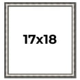 thumbnail image 1 of 17x18 Frame Silver Real Wood Picture Frame Width 1.125 Inches | Interior Frame Depth 0.5 Inches |, 1 of 8