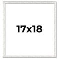thumbnail image 1 of 17x18 Frame White Real Wood Picture Frame Width 0.75 inches | Interior Frame Depth 0.5 inches |, 1 of 8
