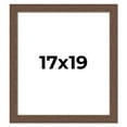thumbnail image 1 of 17x19 Frame Brown Farmhouse Solid Wood Picture Frame Width 1.5 Inches | Interior Frame Depth 0.5, 1 of 8