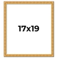 thumbnail image 1 of 17x19 Frame Gold Real Wood Picture Frame Width 1 inches | Interior Frame Depth 0.5 inches | Edwina, 1 of 8