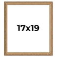 thumbnail image 1 of 17x19 Frame Gold Solid Wood Picture Frame Width 1.25 Inches | Interior Frame Depth 0.375 Inches |, 1 of 8