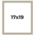 thumbnail image 1 of 17x19 Frame Grey Solid Wood Picture Frame Width 1 Inches | Interior Frame Depth 0.5 Inches |, 1 of 8