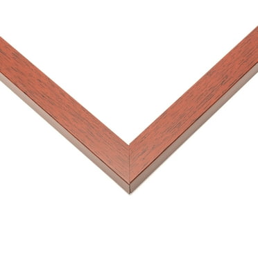 17x19 Frame Red Real Wood Picture Frame Width 0.75 inches | Interior Frame Depth 0.5 inches |