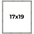 thumbnail image 1 of 17x19 Frame Silver Grey Distressed Solid Wood Picture Frame | 0.75 Inch Moulding Width | Interior, 1 of 8