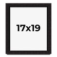 thumbnail image 1 of 17x19 Shadow Box Black Solid Wood Display Picture Frame | 1 Inch Rabbet Depth | | 1.375 Inch, 1 of 4