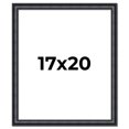 thumbnail image 1 of 17x20 Frame Black Real Wood Picture Frame Width 1.25 inches | Interior Frame Depth 0.5 inches |, 1 of 8