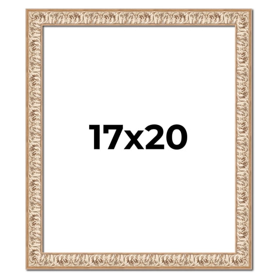 17x20 Frame White Real Wood Picture Frame Width 1.5 inches | Interior Frame Depth 0.5 inches |