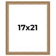 thumbnail image 1 of 17x21 Frame Gold Solid Wood Picture Frame Width 1.25 Inches | Interior Frame Depth 0.375 Inches |, 1 of 8
