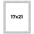 thumbnail image 1 of 17x21 Frame Sterling Silver Solid Wood Picture Frame | 1.25 Inch Moulding Width | 0.75 Inch, 1 of 8