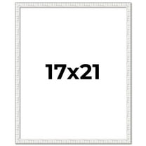 17x21 Frame White Real Wood Picture Frame Width 0.75 inches | Interior Frame Depth 0.5 inches |