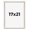 thumbnail image 1 of 17x21 Shadow Box Cream of Wheat White Washed Display Frame | 0.875 Inches Deep Solid Wood Shadowbox, 1 of 8