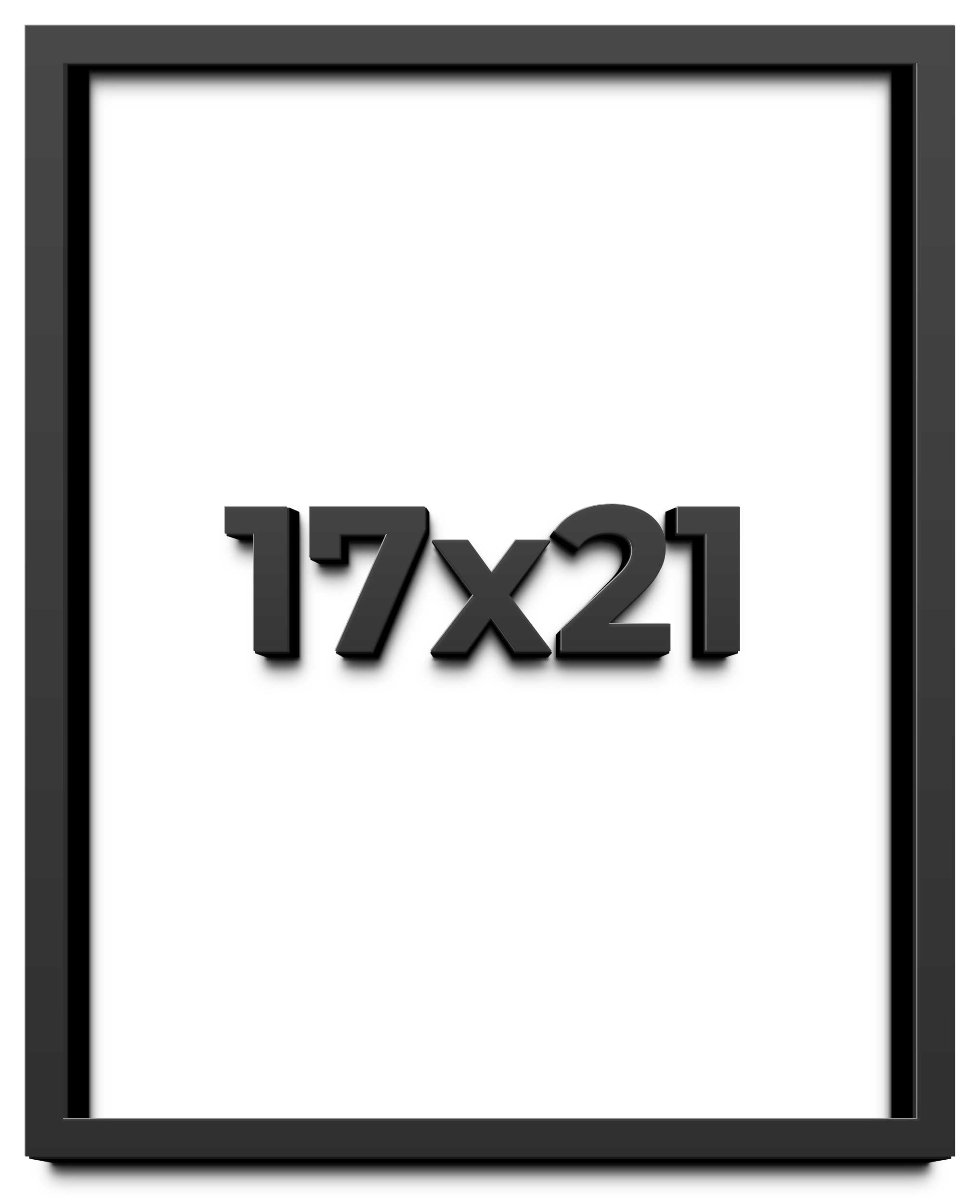 17x21 Shadow Box Frame Black | 1 inches Deep Real Wood Contemporary ...