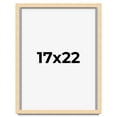 thumbnail image 1 of 17x22 Frame Beige Real Wood Picture Frame Width 0.75 inches | Interior Frame Depth 0.5 inches |, 1 of 8