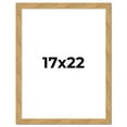 thumbnail image 1 of 17x22 Frame Beige Real Wood Picture Frame Width 1.25 inches | Interior Frame Depth 0.5 inches |, 1 of 8