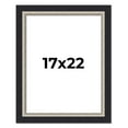 thumbnail image 1 of 17x22 Frame Black Real Wood Picture Frame Width 2.25 Inches | Interior Frame Depth 0.5 Inches |, 1 of 8