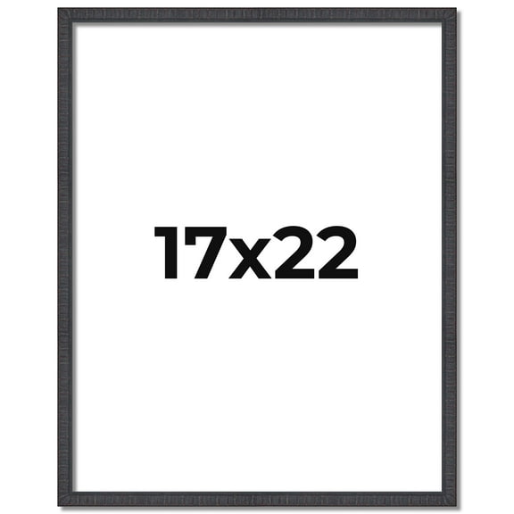 17x22 Frame Brown Picture Frame - Complete Modern Photo Frame Includes UV Acrylic Shatter Guard