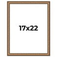 thumbnail image 1 of 17x22 Frame Gold Real Wood Picture Frame Width 1.25 inches | Interior Frame Depth 0.5 inches |, 1 of 8