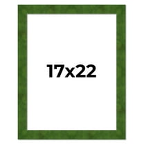 17x22 Frame Green Burl Solid Wood Picture Frame | 1.75 Inches Moulding Width | Interior Frame Depth