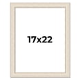 thumbnail image 1 of 17x22 Frame White Real Wood Picture Frame Width 1.75 inches | Interior Frame Depth 0.5 inches |, 1 of 8
