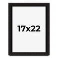 thumbnail image 1 of 17x22 Shadow Box Black Solid Wood Display Picture Frame | 1 Inch Rabbet Depth | | 1.375 Inch, 1 of 4
