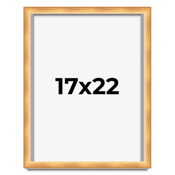 17x22 Shadow Box Bronze Cross-Brushed Display Frame | 1.625 Inches Deep Solid Wood | UV Resistant