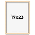thumbnail image 1 of 17x23 Frame Beige Real Wood Picture Frame Width 0.75 inches | Interior Frame Depth 0.5 inches |, 1 of 8
