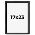 thumbnail image 1 of 17x23 Frame Black Charcoal Grey Wood Textured Picture Frame | 0.75 Inch Moulding Width | Gunmetal, 1 of 8