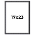 thumbnail image 1 of 17x23 Frame Black Real Wood Picture Frame Width 1.25 inches | Interior Frame Depth 0.5 inches |, 1 of 8