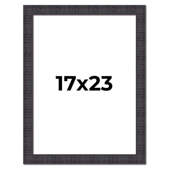 17x23 Frame Brown Rustic Solid Wood Picture Frame 1.5 Inches Wide | Interior Frame Depth 0.5 Inches