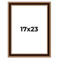 thumbnail image 1 of 17x23 Frame Gold Brown Plein Air Vintage Solid Wood Picture Frame | 1.75 Inches Moulding Width |, 1 of 8