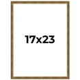 thumbnail image 1 of 17x23 Frame Gold Kingsley Distressed Solid Wood Picture Frame Width 0.75 Inches | Interior Frame, 1 of 8