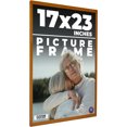 thumbnail image 1 of 17x23 Honey Brown Real Wood Picture Frame Width 0.75 inches | Interior Frame Depth 0.5 inches |, 1 of 8