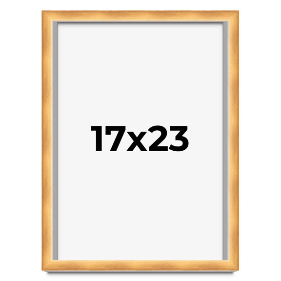 17x23 Shadow Box Bronze Cross-Brushed Display Frame | 1.625 Inches Deep Solid Wood | UV Resistant