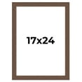 thumbnail image 1 of 17x24 Frame Brown Distressed Barnwood Picture Frame | Rustic Farmhouse Photo Frame Includes UV, 1 of 8