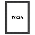 thumbnail image 1 of 17x24 Frame Brown Rustic Solid Wood Picture Frame 1.5 Inches Wide | Interior Frame Depth 0.5 Inches, 1 of 8